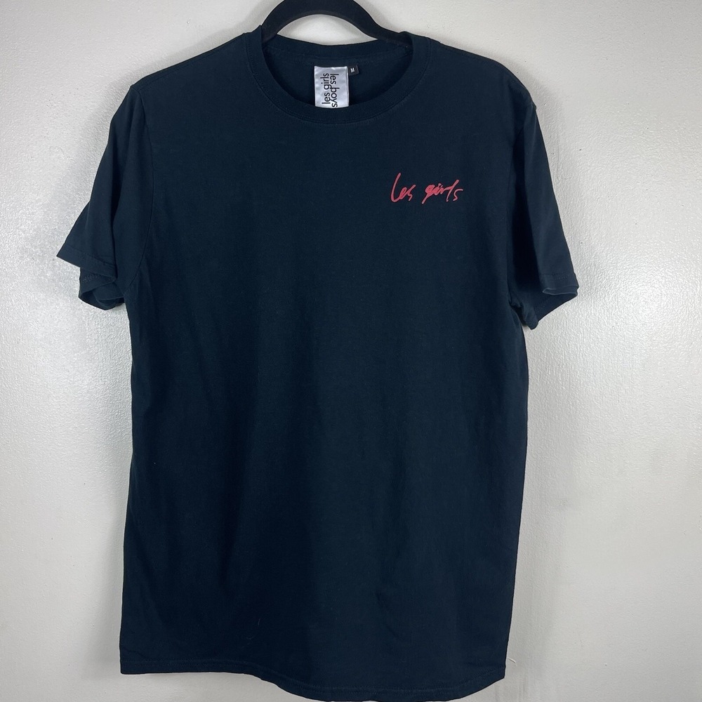 Les Girls Les Boys Women's T-Shirt Medium Black 100% Cotton?‎ Basic